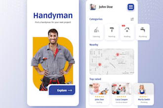 develop ondemand handyman app, home service app,urbanclap app