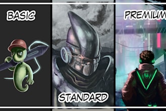 concept art, creation character, props and backgrounds