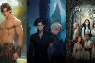 design stunning cover art for your romance or fantasy novel