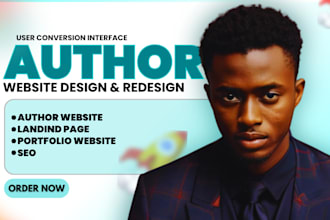 design author website, ebook website, book author website, ebook landing page