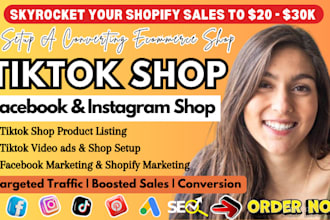 setup tiktok shop, tiktok shop dropshipping, shopify marketing, tiktok ads
