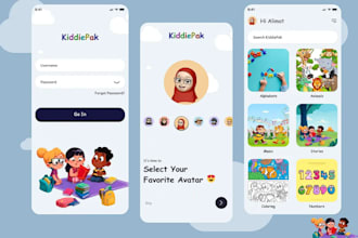 build kids learning app and storytelling app