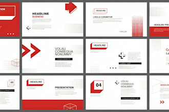 do powerpoint redesign, business powerpoint template, canva presentation design