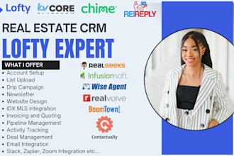 setup lofty idx mls website lofty crm lofty automation lofty expert lofty chime