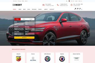 build car dealership website auto workshop website auto repair booking website