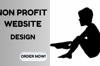 design nonprofit charity fundraising website with donation system