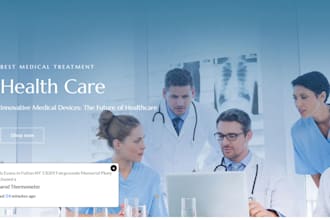 design profitable medical pharmacy shopify store medical supply website dropship