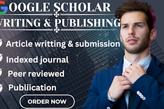 write and publish in peer reviewed google scholar and scopus indexed journal