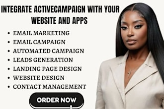 integrate activecampaign with your website and apps