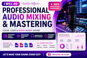 professional audio mixing and mastering