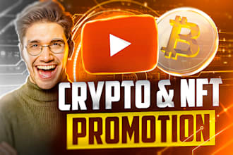 promote your crypto, meme or nft on my youtube channel