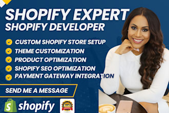 shopify expert, custom store design, SEO, dropshipping store
