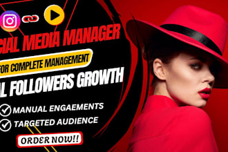 manage instagram and tiktok marketing to promote grow and engage followers