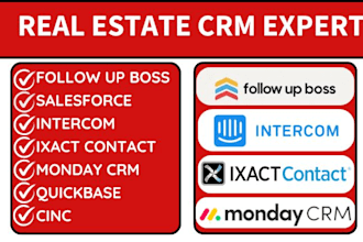 setup follow up boss salesforce intercom ixact contact monday crm quickbase cinc