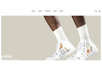 design stunning sneakers shopify store shoe store footwear store sneaker website