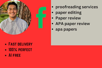 carefully review, proofread and edit your documents and apa papers