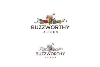 design buzz worthy fresh locally grown organic fruits logo