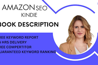 write an amazon KDP book description ebook SEO product listing description