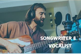 be male lead singer in english, italian, portuguese, spanish french in any genre