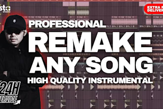 recreate or remake your ai song into high quality instrumental