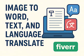 do image to word, text, and language translate