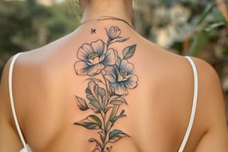 make  custom tattoo design as a tattoo artist