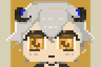 draw little pixel head