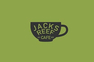make magnificent diner and cafe logo
