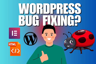fix complex wordpress issues, fix wordpress errors, wordpress bug fix
