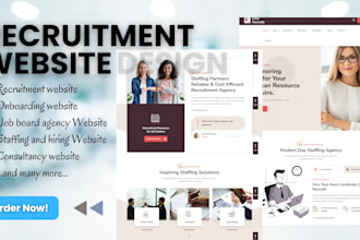 build recruitment website, job board agency, staffing hiring consultancy website