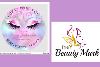 design a watercolor feminine logo in 24hrs