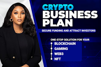 write business plan for web3, nft, crypto, and gaming platforms