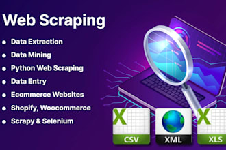 web scraping and data mining
