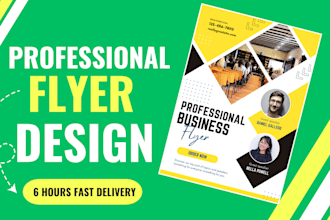 create professional digital pamphlet flyer brochure company profile design