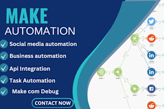 setup make com automation integromat, ai automation, make com