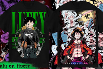 create cooll anime manga streetwear for your clothing brand