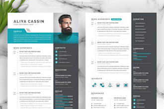 write upgrade and design professional resume CV, cover letter, linkedin profile