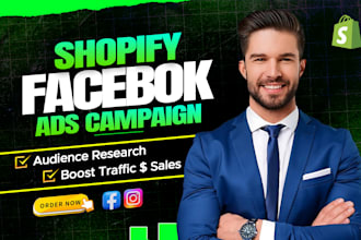 setup shopify facebook ads campaign, instagram ads, fb marketing, fb advertising