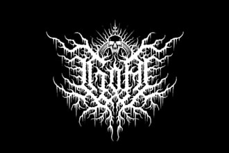 death metal logo, metalcore,deathcore, for band, brands, clothing