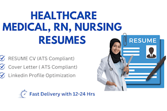 rewrite edit medical nursing rn resume cover letter linkedin