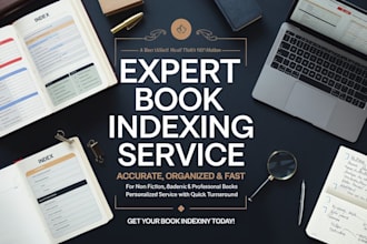 create an index for your book
