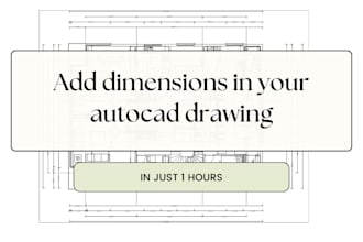 add dimensions to autocad 2d drawings in 1 hour