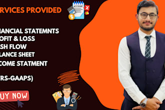 prepare financial statements, profit and loss