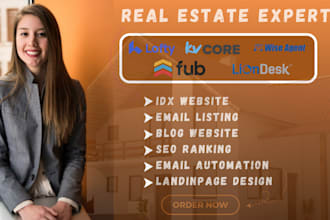 set up kvcore crm, lofty crm and fub crm