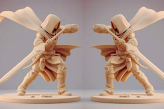 sculpt 40k warhammer model 3d toy figure miniature printing in stl file