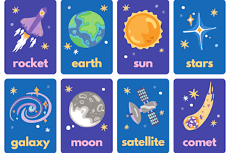 create custom digital and printable flashcards