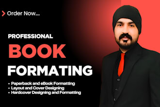 do ebook and paperback formatting for amazon KDP