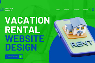 design vacation rental website, vacation website hotel booking website, airbnb