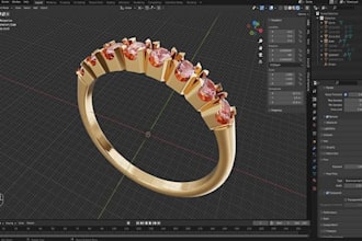 create stunning 3d jewelry designs grillz and photorealistic render