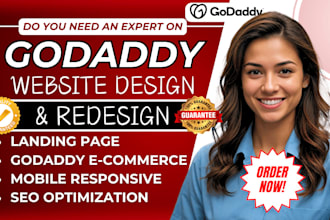 develop godaddy website design godaddy website redesign godaddy ecommerce seo